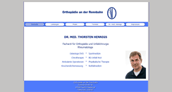 Desktop Screenshot of orthopaedie-frankfurt.com