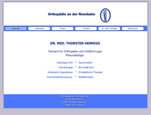 Tablet Screenshot of orthopaedie-frankfurt.com